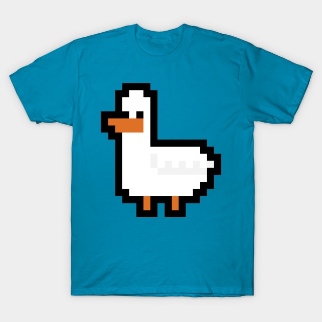 Pixel Duck T-Shirt by timbo